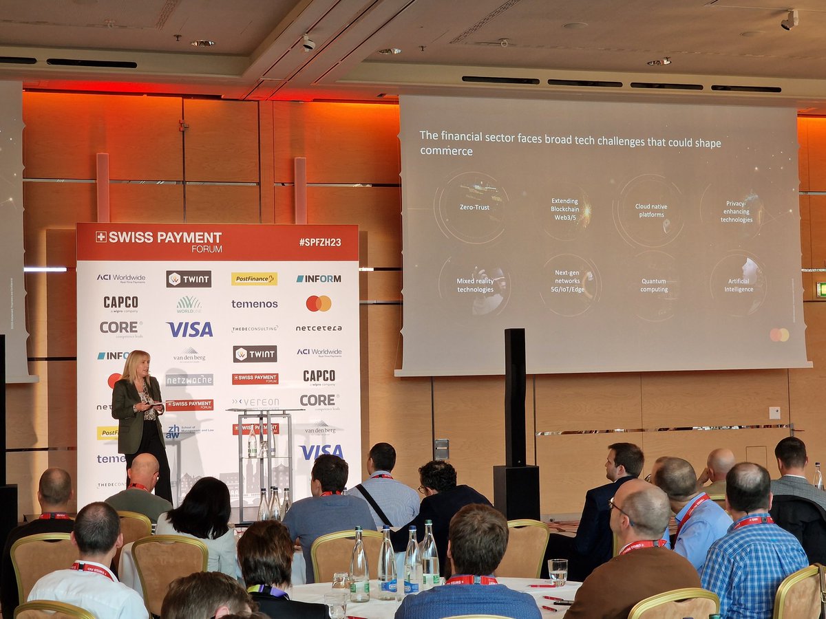 „Neben der erörterten Schweiz spezifischen Situation ist die #Finanzbranche noch zahlreichen weiteren technologischen Herausforderungen ausgesetzt, die das Potenzial haben, die Wirtschaft und den Handel zu prägen.“ #SPFZH2023