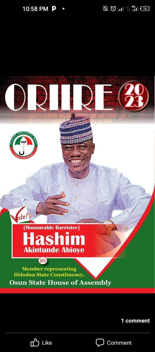 ZtreetEmperor's tweet photo. Hashim Abioye's Confirmation as OSIEC Chairman is more than abberation.

Ademola Adeleke is the new tyrant in the governor's office in Osogbo 

PDP members as electoral  chairman @InsideOsogbo  @O_basslet @Mathano__  @tunmishe_  @Omojuwa https://t.co/8PftA9aMGt
