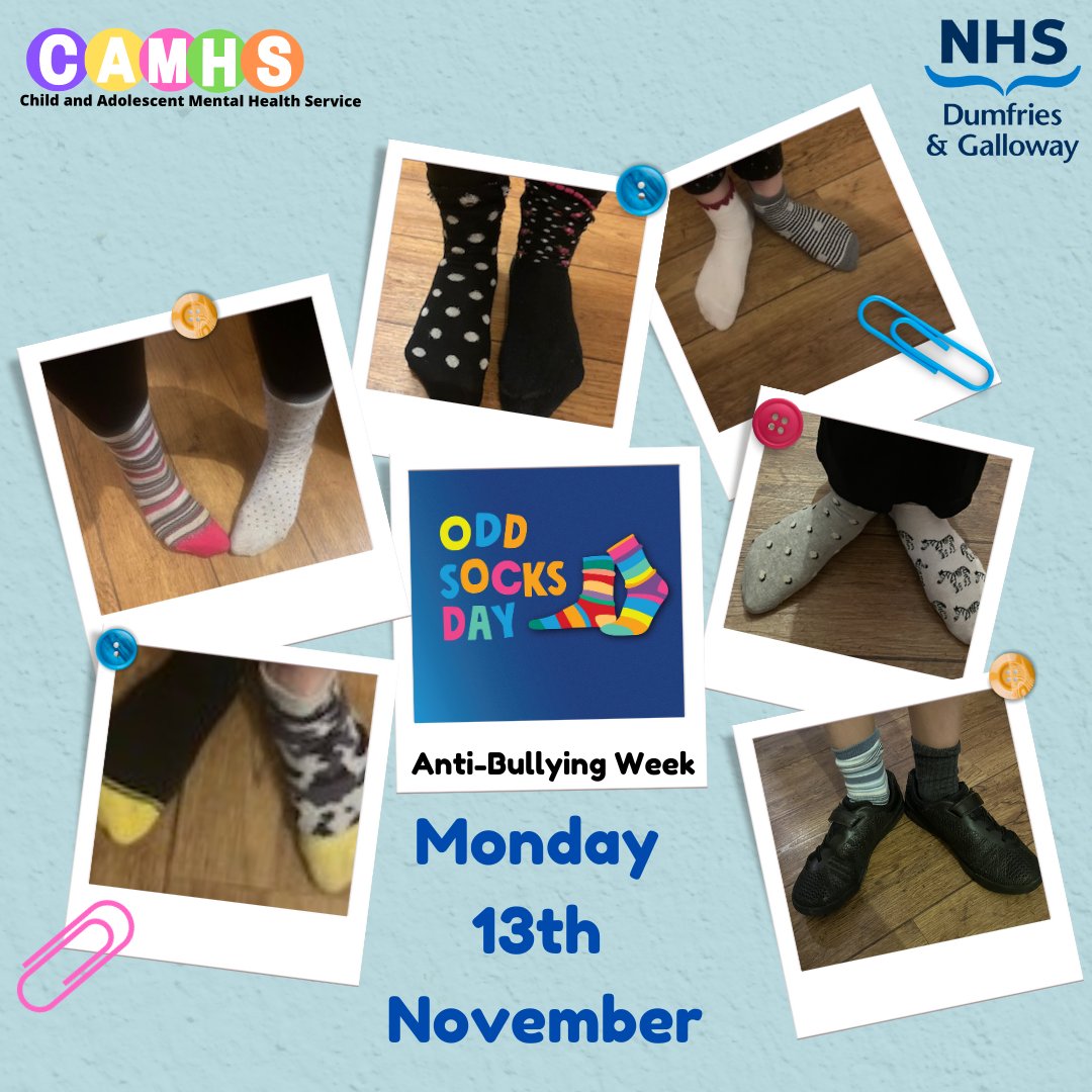 Odd Socks Day🧦marks the start of #antibullyingawarenessweek This years theme is 'Make A Noise About Bullying'. We will be sharing posts throughout this week. For more information; anti-bullyingalliance.org.uk @ABAonline