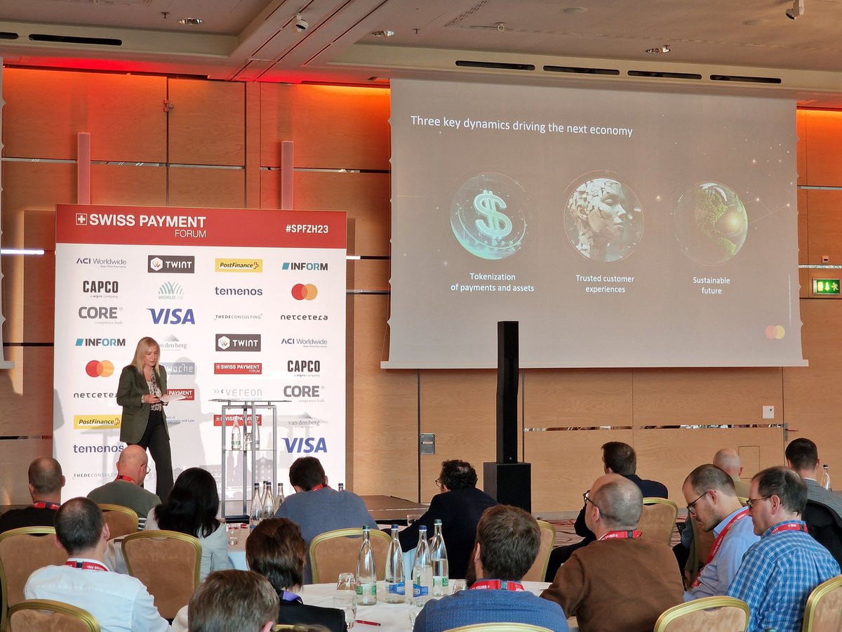 „Wir erkennen drei Schlüsseldynamiken, die die Wirtschaft verändern und zu #Innovationen in der #Finanzbranche führen werden: die Tokenisierung von Zahlungen und Vermögenswerten, vertrauenswürdige Kundenerfahrungen und die Gestaltung einer nachhaltigen Zukunft.“ #SPFZH2023
