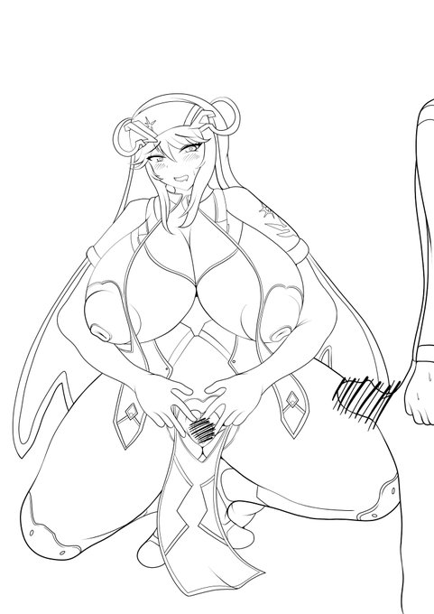 あーでもないこーでもないしつつもペン入れたりはしてるの…!とんでもなくスピードでないの…! 