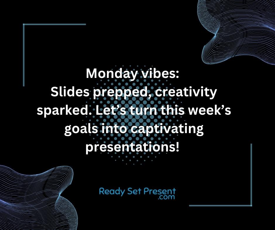 readysetpresent's tweet image. Ready to conquer the week with polished slides and powerful vibes? Check out our PowerPoint presentations.
readysetpresent.com
#slideintosuccess #mondaymotivation #PowerPointPro