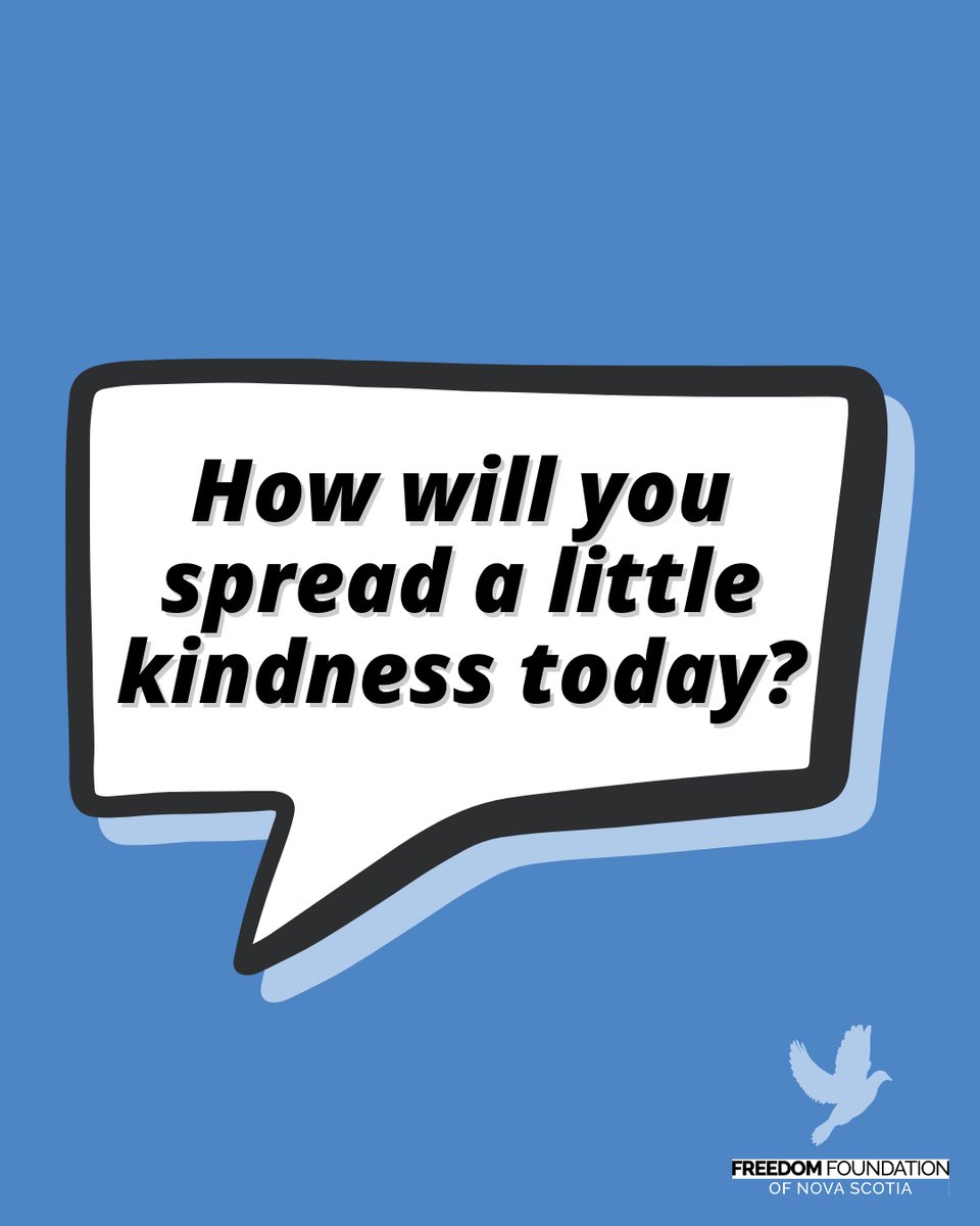 Freedomfoundns's tweet image. Today is World Kindness Day! 🌟

Here are some ideas to spread a little kindness:
1. Send a nice message to someone you care about📩

2. Pay it forward when you're buying a coffee!☕️

3. Look at getting involved in a Not for Profit!👋