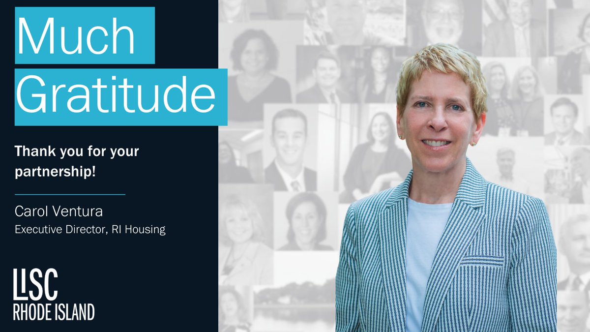 .<a href="/RIHousing/">RIHousing</a> ED <a href="/Ventura_Carol_A/">Carol Ventura</a> is driven to find solutions to our housing crisis. Together with her team, they move mountains for Rhode Islanders. We see all that hard work and are enourmously grateful for your dedication to finding ways to make 1+1=4.  bit.ly/3QpIR1-ThanX