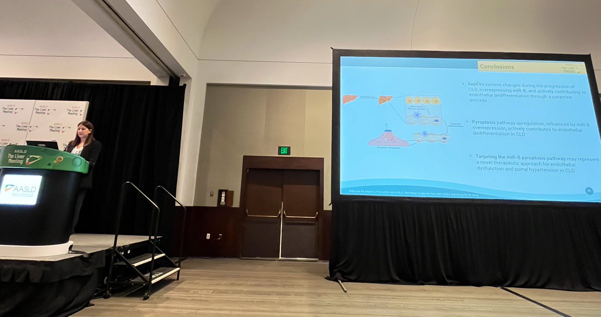Jordi Gracia-Sancho (@jsgracia) on Twitter photo Today at The Liver Meeting…
Our Laia Abad elegantly presents one of her PhD projects on the role of hepatocyte derived vesicles as novel mediators of #liver endothelial dysfunction in CLD
Well done <a href="/laiaajor/">Laia Abad-Jordà</a> !!! 👏🏼
#TLM2023 Today at The Liver Meeting…
Our Laia Abad elegantly presents one of her PhD projects on the role of hepatocyte derived vesicles as novel mediators of #liver endothelial dysfunction in CLD
Well done <a href="/laiaajor/">Laia Abad-Jordà</a> !!! 👏🏼
#TLM2023