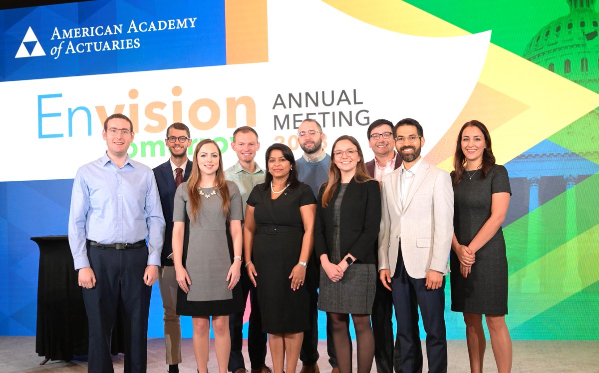 Actuary_Dot_Org's tweet photo. The Rising Actuary Award encourages the development and emergence of young actuarial leaders. We are honoring the recipients with this award for their outstanding professional leadership. #EnvisionTomorrow https://t.co/7oAZciuiA4