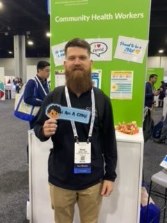 Hey #APHA2023! Come visit our <a href="/APHAAnnualMtg/">APHA's Annual Meeting & Expo</a> Expo Booth, take a photo, and grab some swag supporting the #CHW workforce, we open at 10am!
