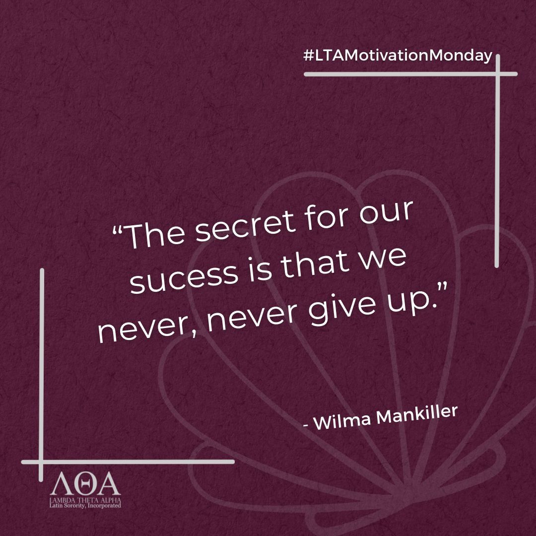 LTA1975's tweet photo. #LTAMM #LTA1975 #NativeAmericanHistoryMonth #NativeAmericanHeritageDay #MotivationalMonday #WilmaMankiller https://t.co/ugbt6aK1HT