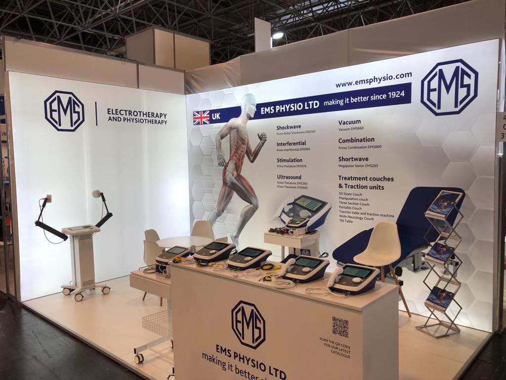DAY 1 - @MedicaTradeFair
James, Cathy, and Mike are all set up and ready to welcome you
Find #EMSPhysio in Hall 4, Row C stand 37
Thanks to #PolikamHiTech for another fabulous stand!
 #stimulationtherapy #madeintheuk🇬🇧 #ukmanufactured #MadeInBritain #emsphysioltdglobal