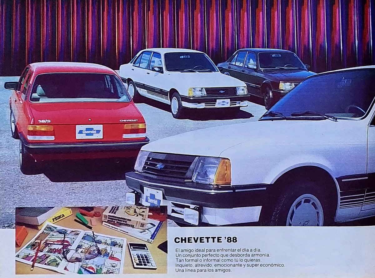 JAL69's tweet photo. #TalDiaComoHoy (ayer en realidad) hace 30 años, #GMBrasil fabrica en el vecino país la última unidad #ChevroletChevette. Su producción llegó a 1.5 millones e inició en 1976. @Chevrolet_ve lo armó entre 1982 y 1991. Aún se armarán #Chevette en #GMAymesa, en #Ecuador, hasta 1995. https://t.co/AXVir4hHK5