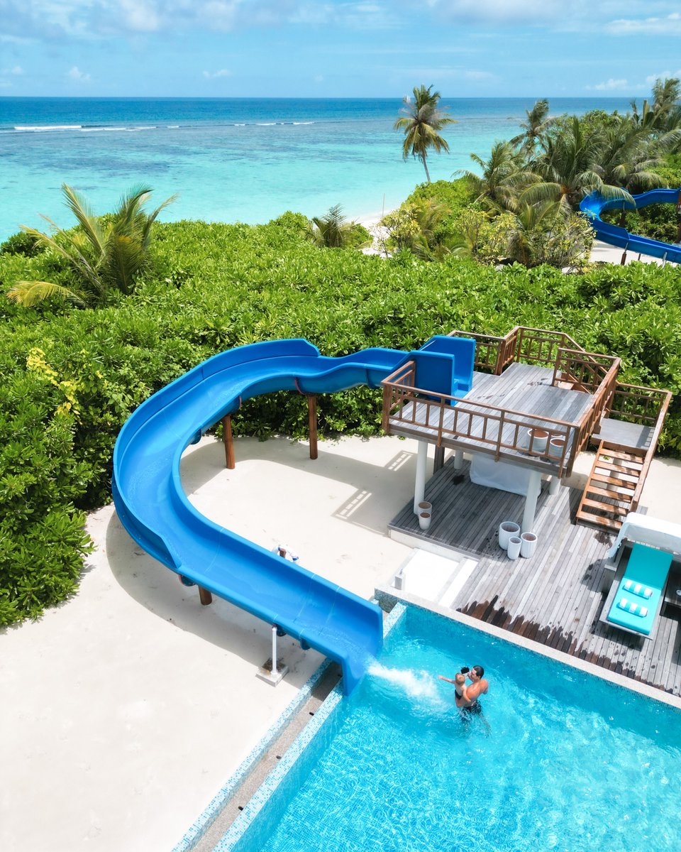 TheSignatureMV's tweet photo. Experience the epitome of luxury at The Signature Collection at Hideaway. Dive into your private pool with a slide, savor endless ocean views, and relish unparalleled privacy. Your dream escape awaits.

#SignatureCollectionMaldives #SignatureCollectionatHideaway https://t.co/AbrFZb2LBG