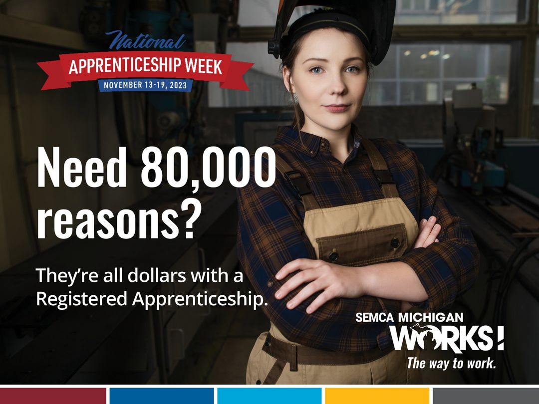 $80K. That's the average salary of someone who completed a registered apprenticeship program. Learn more about the amazing potential of apprenticeships and find opportunities here: apprenticeship.gov/national-appre… 

#apprenticeships #NAW2023