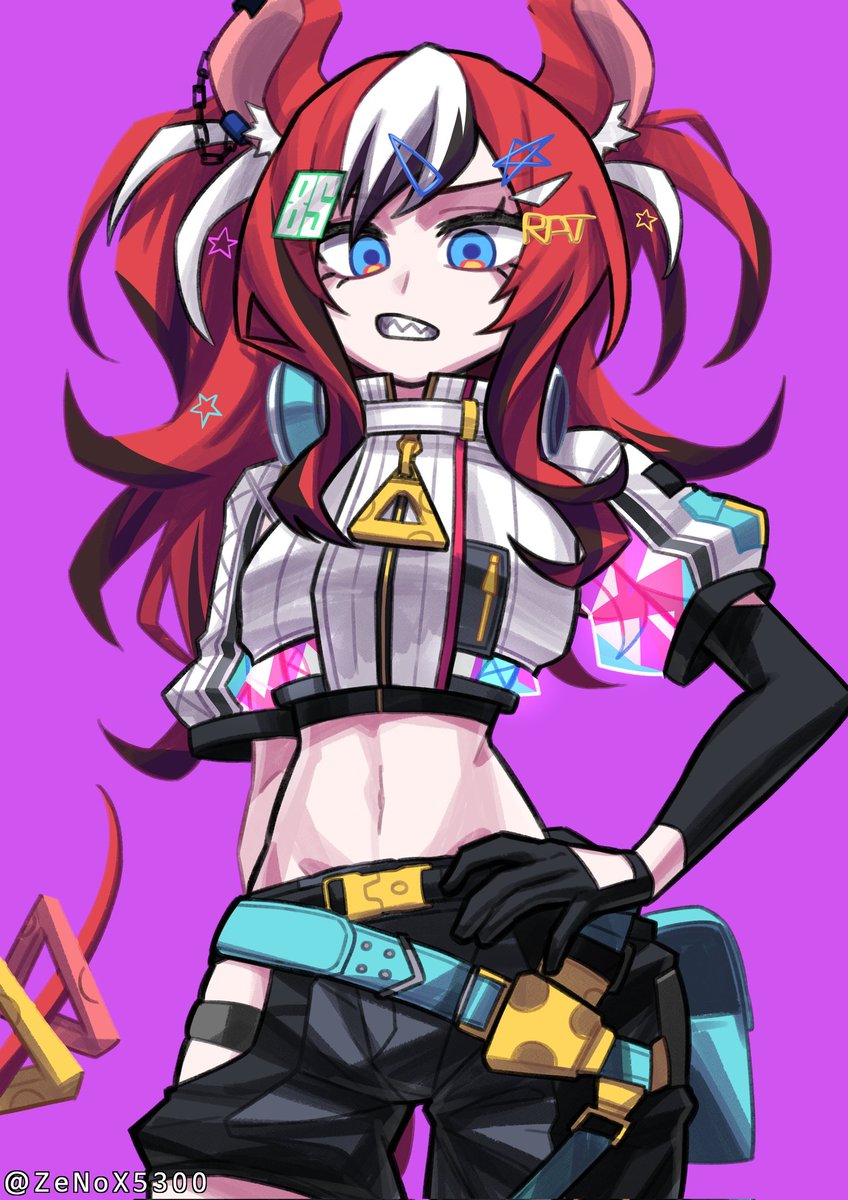 The rat feels like she could dom someone with this outfit on