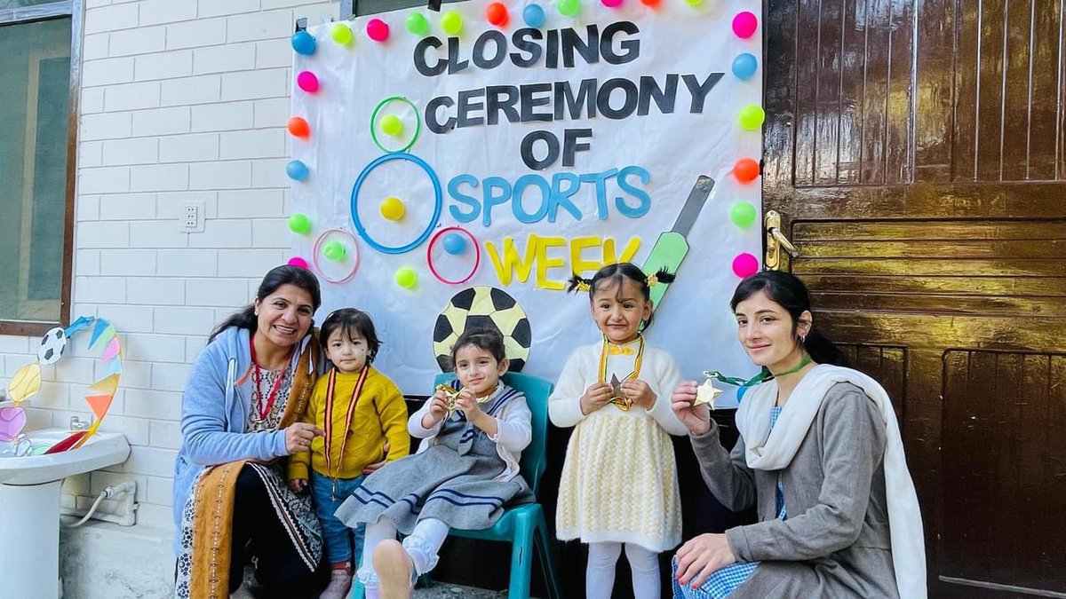 RFInterventions's tweet photo. From thrilling games to exciting activities, the Sports Week at Rupani Foundations' #ECD Center in Gilgit came to an end today, culminating in a spectacular closing ceremony. 🏅
#ECD #HolisticDevelopment #First1000Days #rupanifoundation https://t.co/c0AyOBXx4K