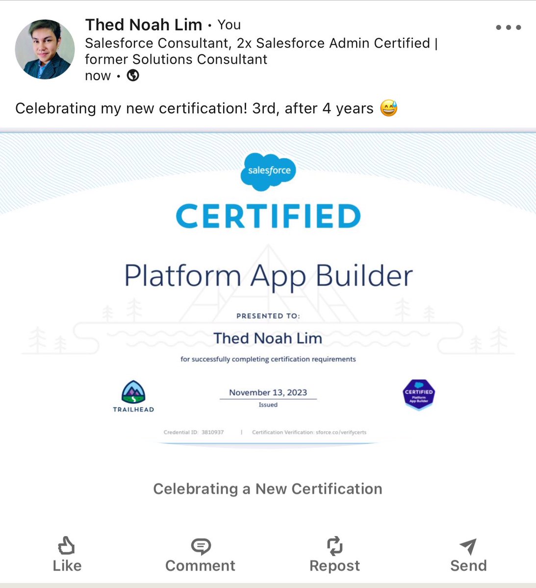 thednoah's tweet image. 😃 #Salesforce #SalesforcePlatformAppBuilder