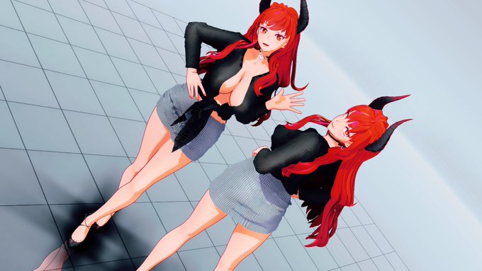 ひさしぶりにヴィンディケアさんお着がえ☺️
動くと破綻してる箇所多いので先は長そう・・・ 