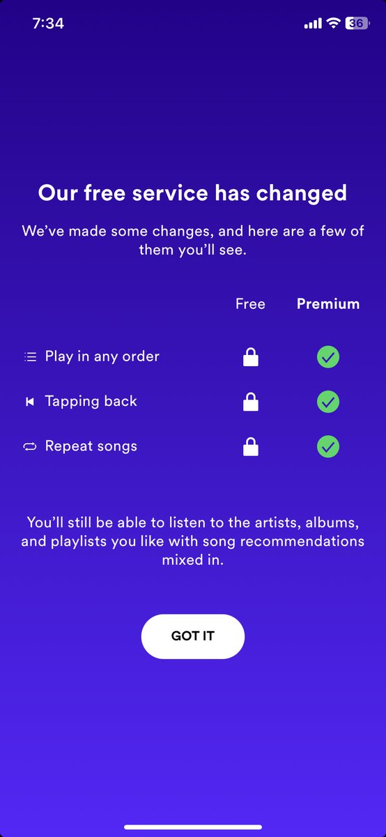 subu4444's tweet photo. @Spotify 
Congratulations. You have single handedly won the worst app of the decade. 🎉🎉🎉 https://t.co/kw1XdMcT9K