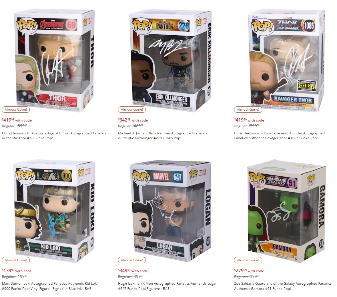 pop_holmes's tweet photo. Many Signed pops are on sale at Fanatics. Hugh Jackman, Brad Pitt, Brie Larson, Johnatan Majors
https://t.co/ZToBeQgFQH
#autographs #marvel #marvels #funko #signedfunko #popholmes https://t.co/OO8SDFN1eT