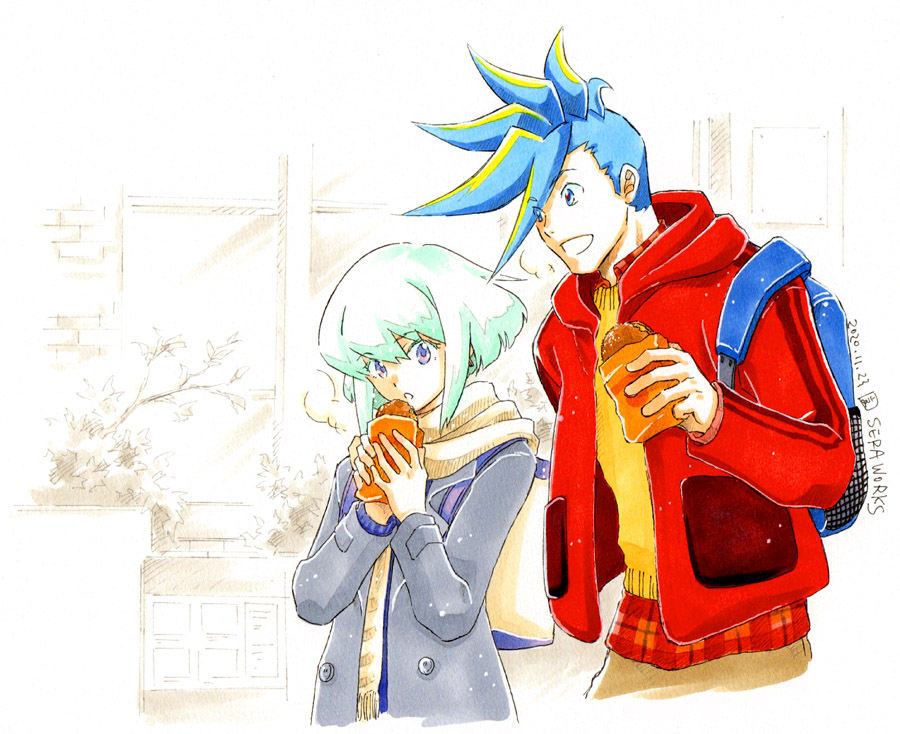 （再送）あつあつコロッケとガロリオ♪
一気に風が冷たくなってきましたね～