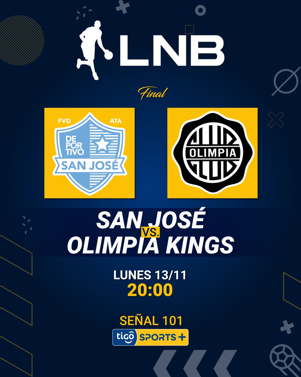 SALE O SALE

☑️Deportivo San José y Olimpia Kings juegan el quinto y decisivo partido para definir al campeón del torneo Clausura de la Liga Nacional de Básquetbol.

↔️La serie está igualada 2-2 y el encuentro es en el polideportivo Padre León Condou, desde las 20:00.