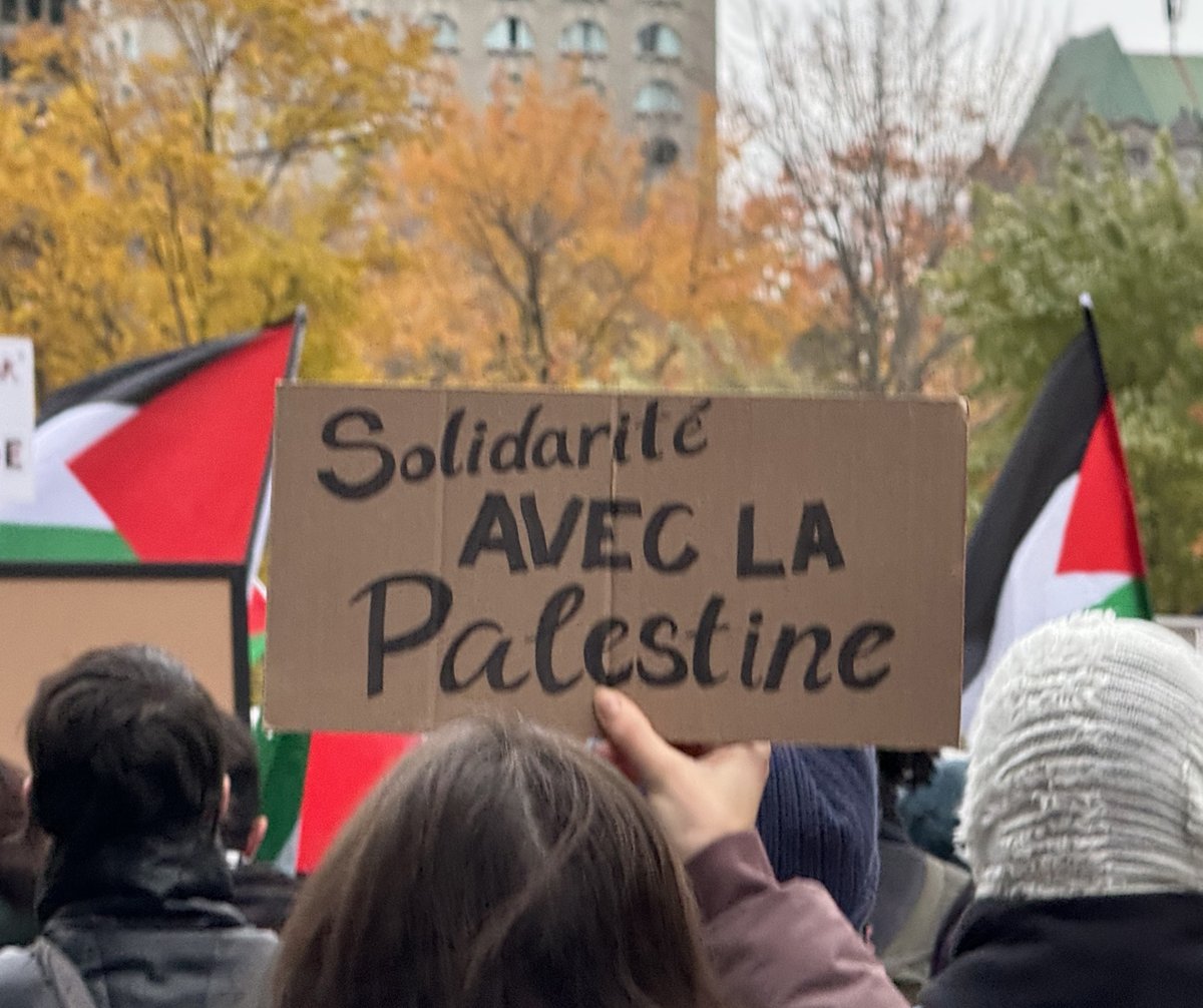 socialist_ca's tweet image. Tens of thousands join the day of action for a #ceasefireNow  in Montreal.
#FreePalestine  #Gaza