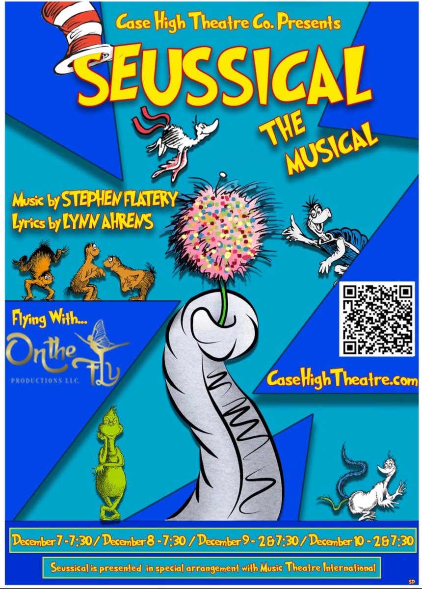 casehightheatre's tweet photo. https://t.co/8tVlga1y67
Tickets for Seussical The Musical are on sale now! This show is double cast, both casts can be found in the info tag on the website. https://t.co/bDCmu312VD