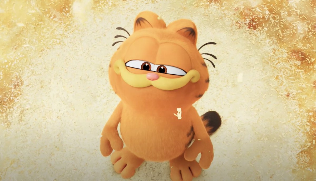 Variety's tweet image. Chris Pratt is trading Super Mario for Garfield.

Watch the official trailer for #TheGarfieldMovie (only in theaters May 24 from Sony): variety.com/2023/film/news…