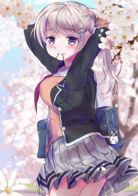 うちの子、ポニテちゃんのブレザーバージョン🌸 