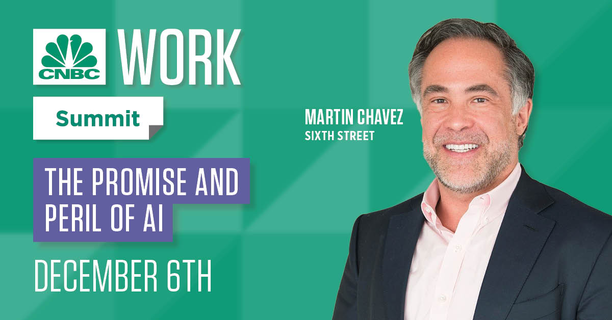 cnbcevents's tweet photo. Martin Chavez has been at the forefront of bringing innovative technologies to bear on the ways money is made. He joins the #CNBCWork Summit to discuss the pros and cons of AI as companies look to integrate it into their businesses.
JOIN US: https://t.co/NupWGrPsYy https://t.co/0PkLkDX9iK
