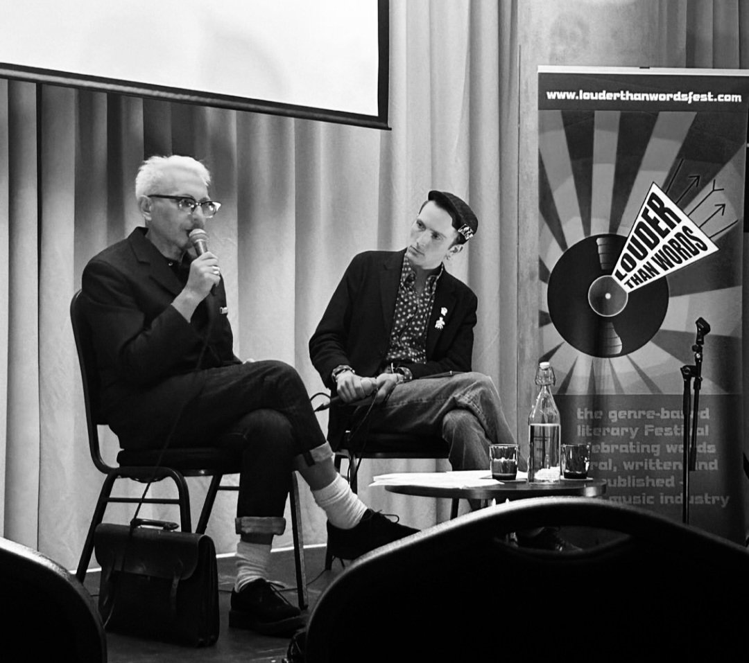 RyanLewisWalker's tweet image. One with the ever-amusing original @richardcabut from @Lthanwordsfest