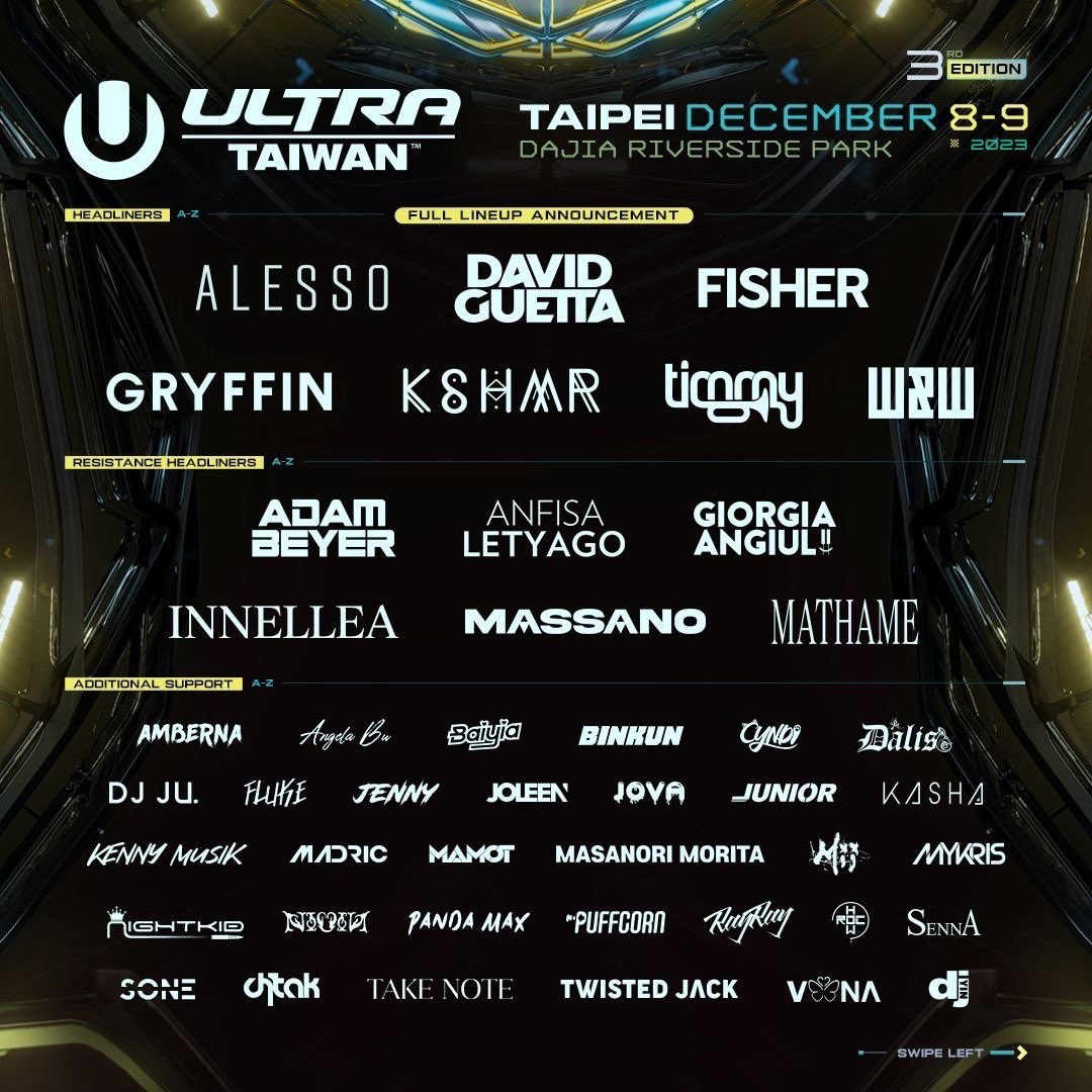 DJ_MAMOT's tweet photo. 🇹🇼ULTRA TAIWAN 2023🇹🇼
@UltraTaiwan 
Dec 8-9th, 2023

ULTRA TAIWAN 2023に出演決まりました🔥
日頃から応援してくださる方、サポートしてくれる皆様のおかげです。
最高のパフォーマンス届けれるように全力でかましてきます💪

🎫ticket
https://t.co/wnuIXiqxXp

#ultrataiwan2023
#ultrataiwan https://t.co/bNO61LJ2Q4