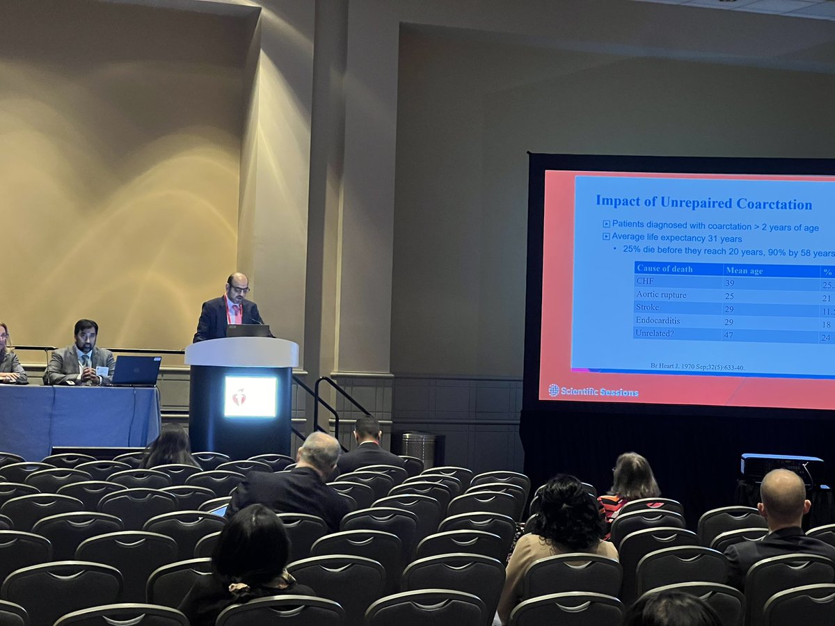 Nadine Choueiter (@drnchoueiter) on Twitter photo <a href="/pedsheart/">Joseph</a> discusses the management of hypertension after coarctation repair . ā
for residual gradient given increased risk of uncontrolled HTN. #AHA2023 <a href="/IcahnMountSinai/">Icahn School of Medicine at Mount Sinai</a> <a href="/MountSinaiNYC/">Mount Sinai Health System</a> <a href="/pedsheart/">Joseph</a> discusses the management of hypertension after coarctation repair . ā
for residual gradient given increased risk of uncontrolled HTN. #AHA2023 <a href="/IcahnMountSinai/">Icahn School of Medicine at Mount Sinai</a> <a href="/MountSinaiNYC/">Mount Sinai Health System</a>