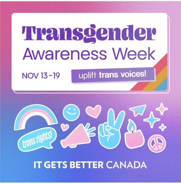 Open minds and open hearts build loving, safe communities for all.    #transgenderawarenessweek