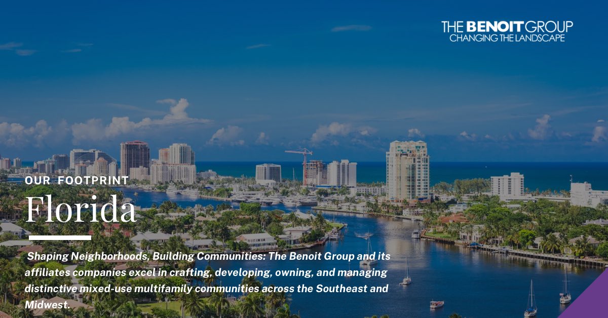 thebenoitgroup's tweet photo. @TheBenoitGroup’s commitment to 
 crafting, developing, owning, and managing mixed-use multifamily communities is evident in every project.

We take pride in building more than just structures – we create vibrant, sustainable communities that set new standards for modern living. https://t.co/I5zTSH9j1l