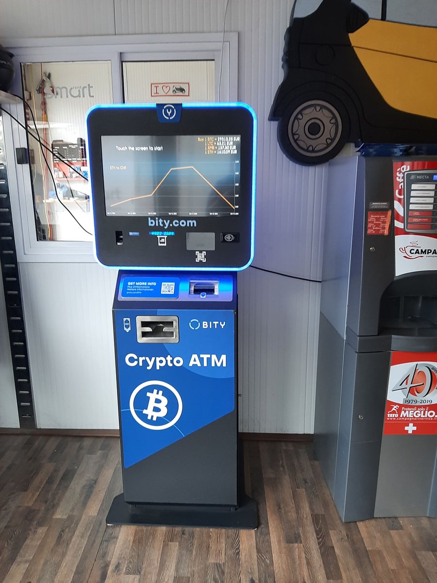 Exciting Announcement from #Bity❗️

Experience the future with Bity's growing Crypto and Bitcoin ATM network! Discover secure and fast transactions now available in Lugano at Smart Rent Sagl ⚡️

 #Bity #Lugano #CryptoATM