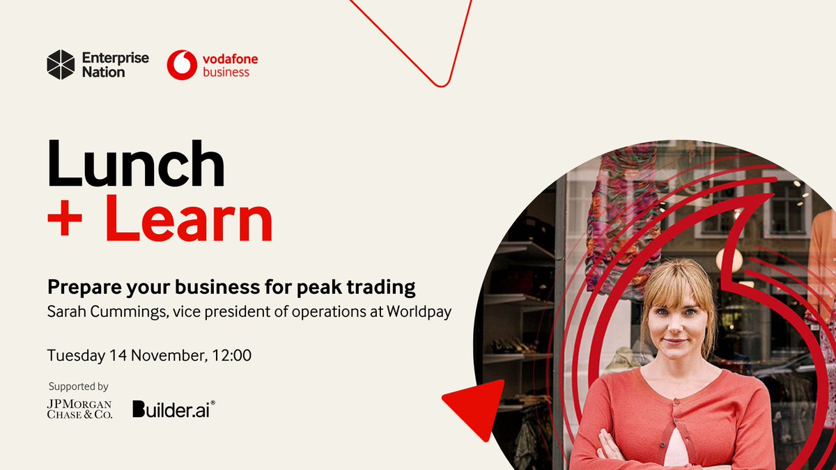 The busiest period for many retailers is approaching, you need to consider easy checkouts, avoiding payment problems & maximising success.

Join Sarah Cummings, Vice President of Operations at Worldpay in our next #BusinessConnected webinar, where she discusses this and more!