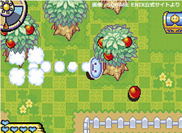 livedoornews's tweet photo. 【スラもり】本日11月14日で『スライムもりもりドラゴンクエスト 衝撃のしっぽ団』発売20周年

2003年発売のアクションアドベンチャーで、主人公はスライム。スラ・ストライク（体当たり）で、敵にさらわれた仲間のスライムを街に送り届ける。敵や資材も送ることが可能で、街が徐々に発展していく。 https://t.co/yfUnlYfO0V