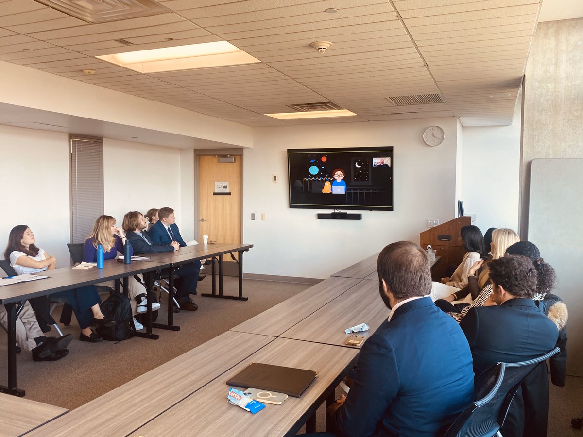 CUAMSB's tweet photo. On Wednesday of Career Week, M.S.B. students met virtually with Pat Six at MSL Global. From the first Microsoft Surface Laptop commercial to his recent work with Charmin products, Pat Six introduced the class to creative imagination, and owned, paid, and earned media. https://t.co/6g6xb7reZM