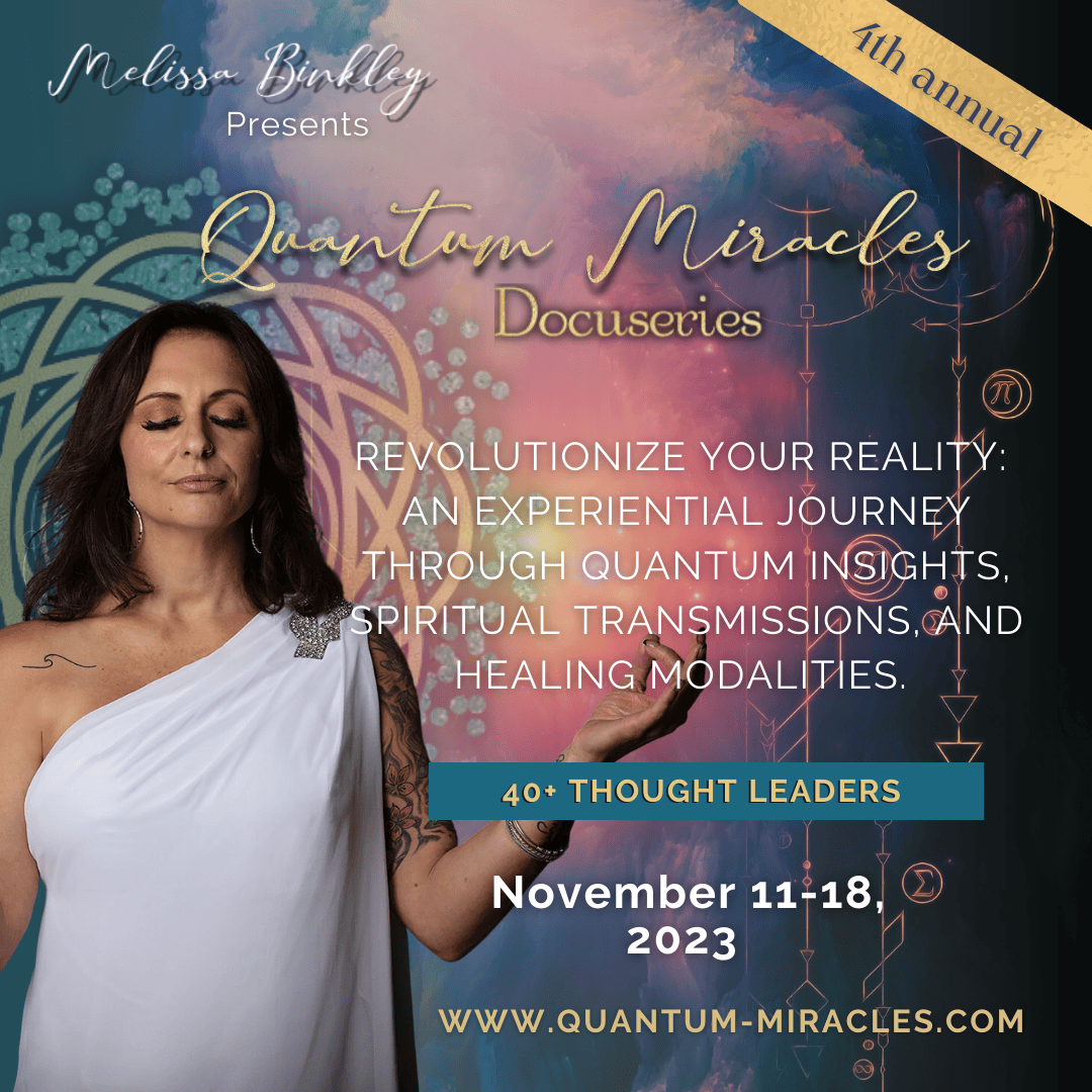 WiccaSpirit's tweet photo. 🌠 Unveil the Secrets of Quantum Healing and Human Potential! 🌠
Join me and 40+ experts at the Quantum Miracles Docuseries this November.
Sign up now for FREE! 🌟 https://t.co/G3p0MUQTYQ
Catch my interview this November 15!💖
#QuantumMiracles #Healing #Spirituality https://t.co/KgVVqErUkE