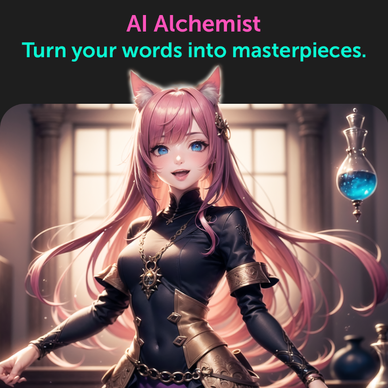 AiAlchemistLive's tweet photo. 🐱🔮 AI Alchemist Transmutes Dreams into Digital Art!