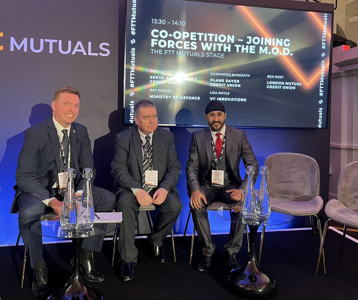 Pleasure to be speaking at the <a href="/FintechTalents/">Fintech Talents</a> Festival in London today.

Providing an insight into the development of credit union services for <a href="/DefenceHQ/">Ministry of Defence 🇬🇧</a> 

#FintechTalents