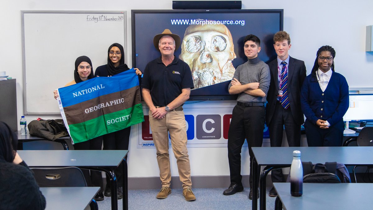 We were thrilled to welcome Professor Lee Berger to speak to our Year 12 Biology students. He discussed his work, discovering Homo naledi & new technologies to explore archaeological sites. This is the first of a series of talks in our new partnership with National Geographic!