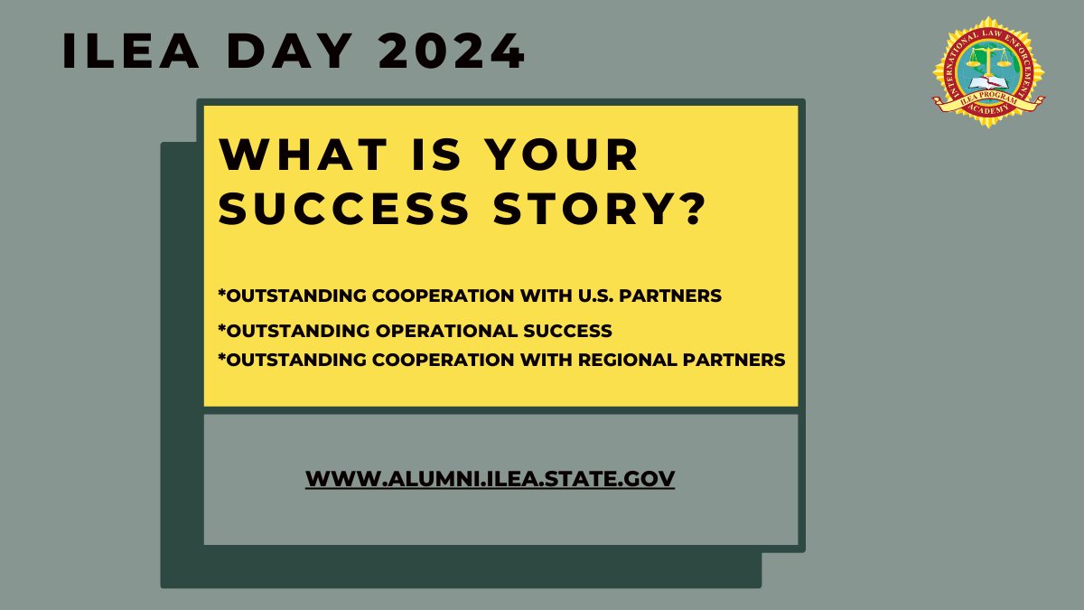 International Law Enforcement Academy - ILEA Bp. tweet media