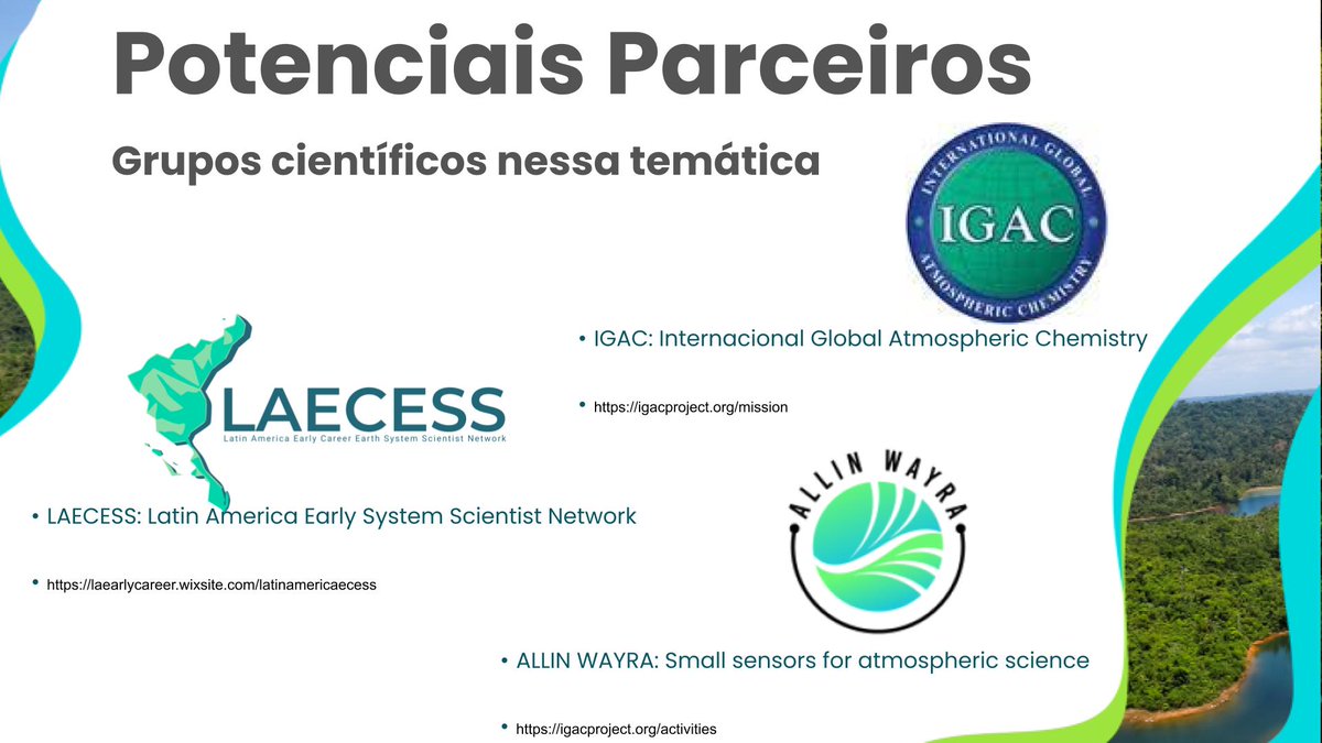 On November 9th and 10th we held the 'Meeting on Air Monitoring in the Amazon', organized by the Air Institute and the Ministry of the Environment and Climate Change.
@institutoarbr @mmeioambiente

Potential partners in this area:
@OpenAQ @laearlycareer 
@IGACProject  #allinwayra