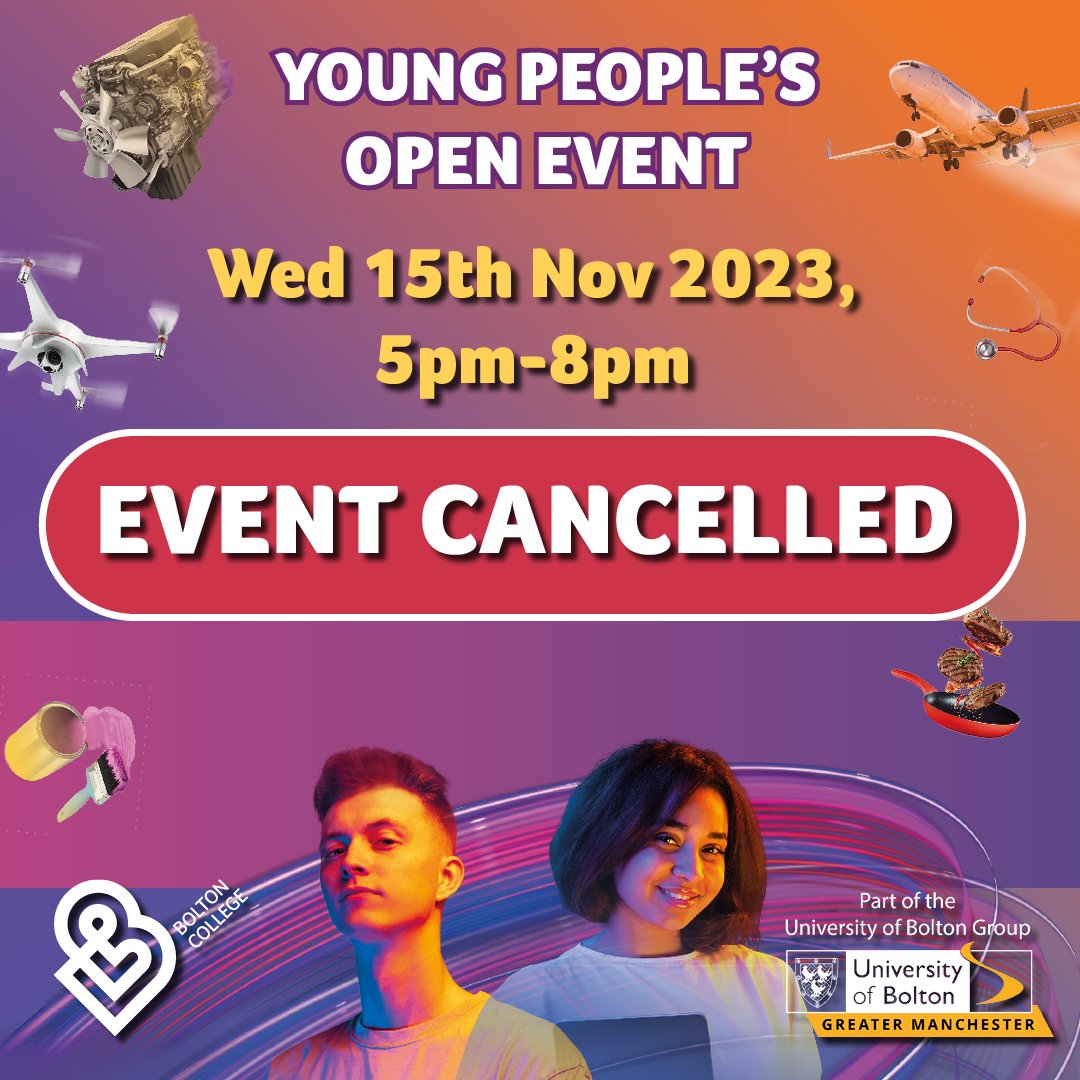 🚨 Unfortunately, this Wednesday's Young People's Open Event has been cancelled. 🚨 If you have already registered for this event, your registration has been transferred to our next Young People's Open Event on Thursday 14th December. We apologise for any inconvenience caused.