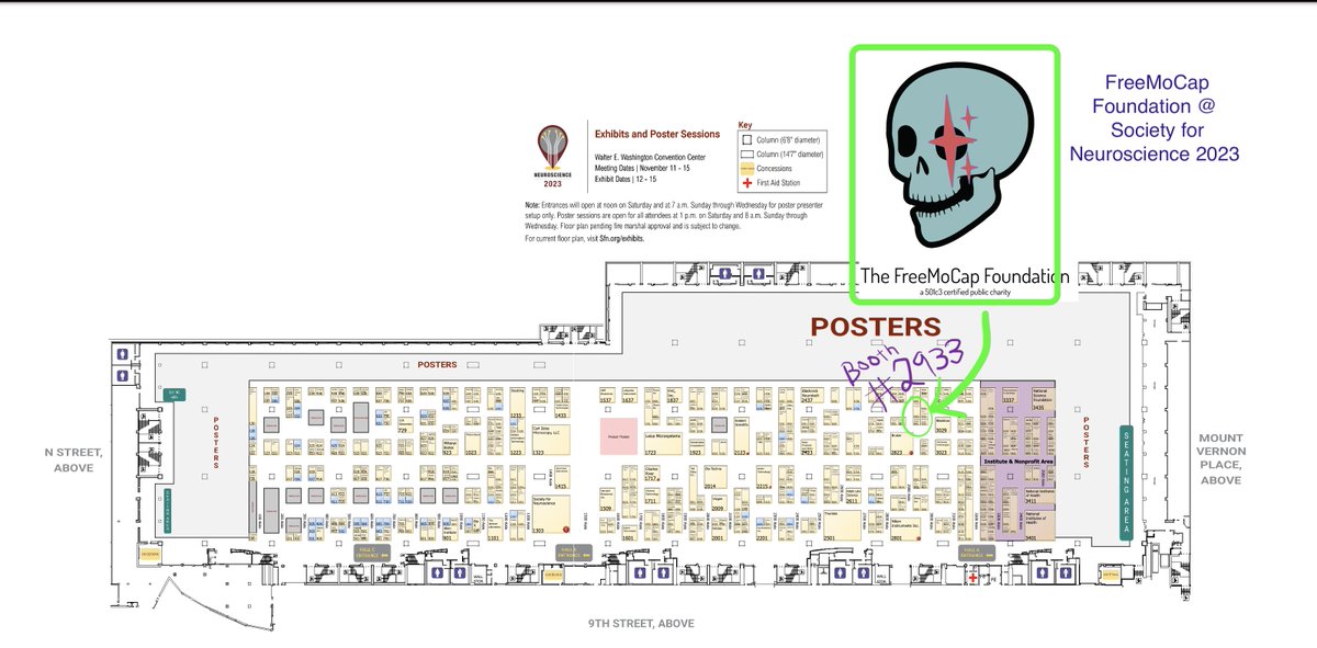 Come see the FreeMoCap Foundation at #SfN2023 

Come be data! Come be Skelly!

Exhibitor Booth #2933

#opensource #openscience #neuroscience #SfN23 #SF