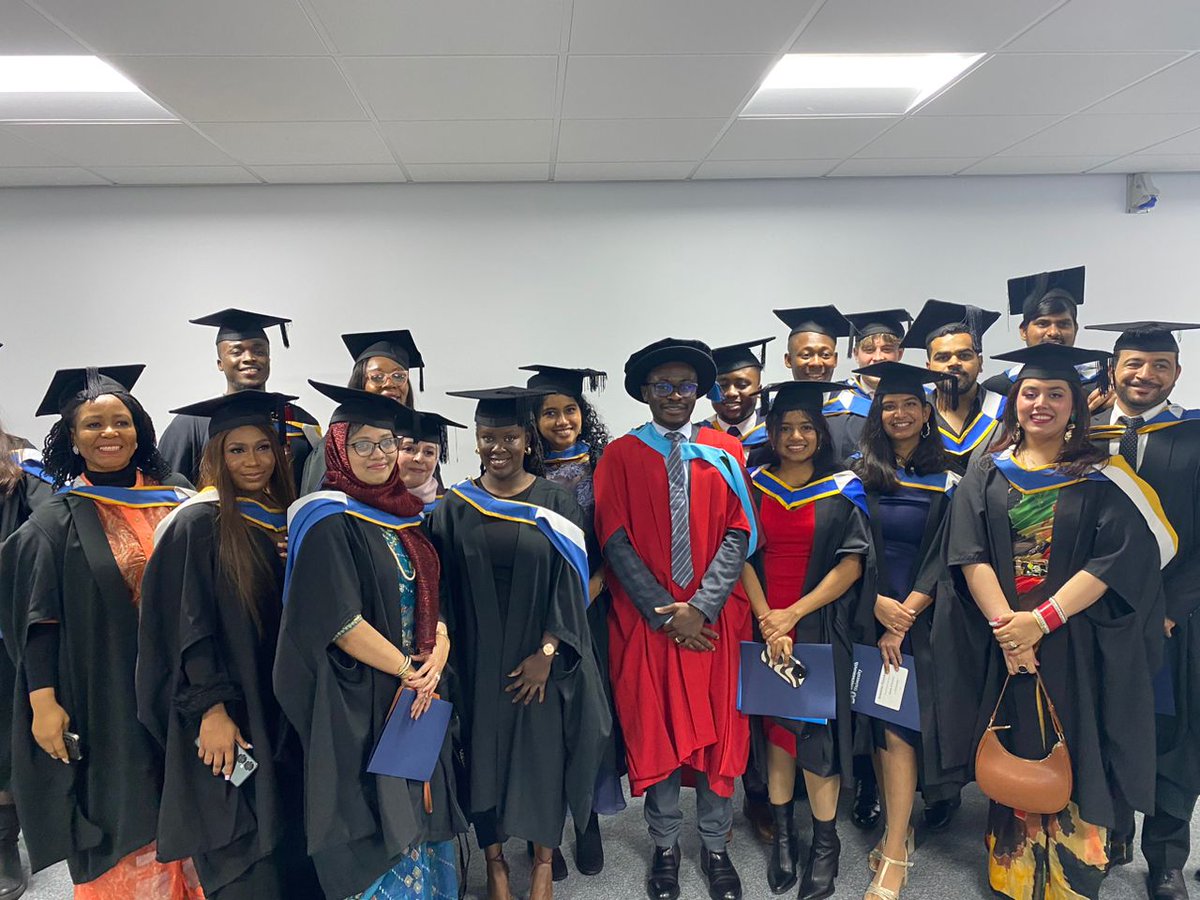 Massive congratulations 🎉 to our 2023 MSc students on their graduation! 🎓

86% of this year's graduates are already employed, mostly within the NHS, academia (including further education) and industry. 

👏👏Very well done and we wish you all the best for the  future! #BUproud