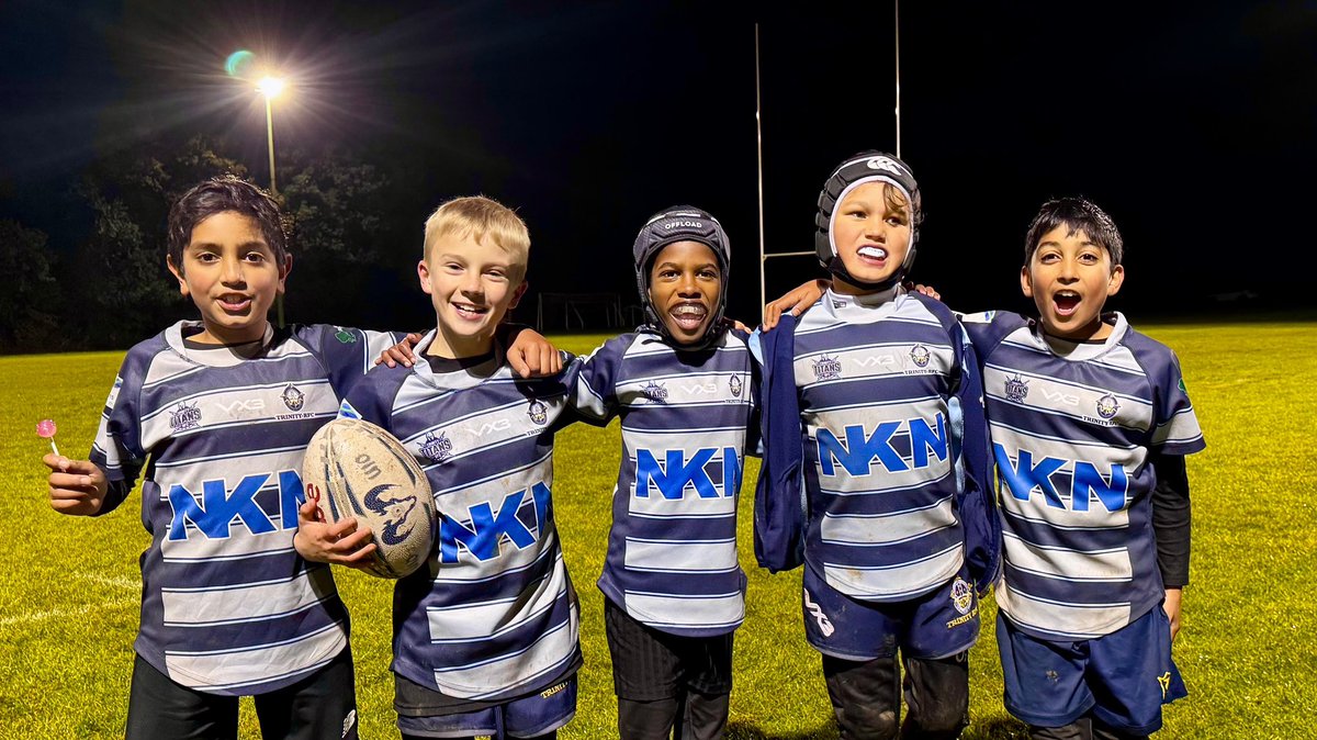 The young talents from Year 5 showcased their skills on Friday night, proudly representing the Trinity Titans U10s in a thrilling tournament against Warlingham, Old Whits, John Fisher, Sutton and Epsom. A big congratulations to all the boys who participated. 🏉