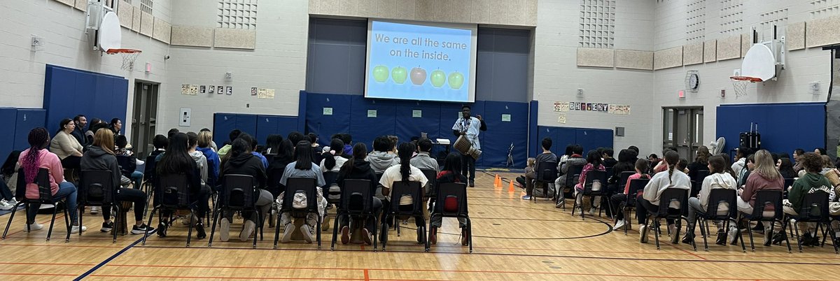On this World Kindness Day we are excited to welcome Baba Williams and his anti-bullying presentation “All Differently All Equal”<a href="/YCDSB/">York Catholic District School Board</a> @JoelChiutsi