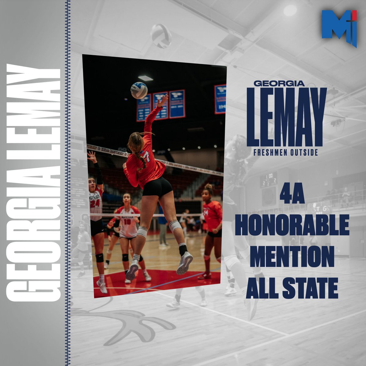 Georgia_LeMay's tweet photo. Honored to be recognized and thankful for the support of my teammates and coaches!  🦌❤️💙 https://t.co/K2Nfm0h9nG